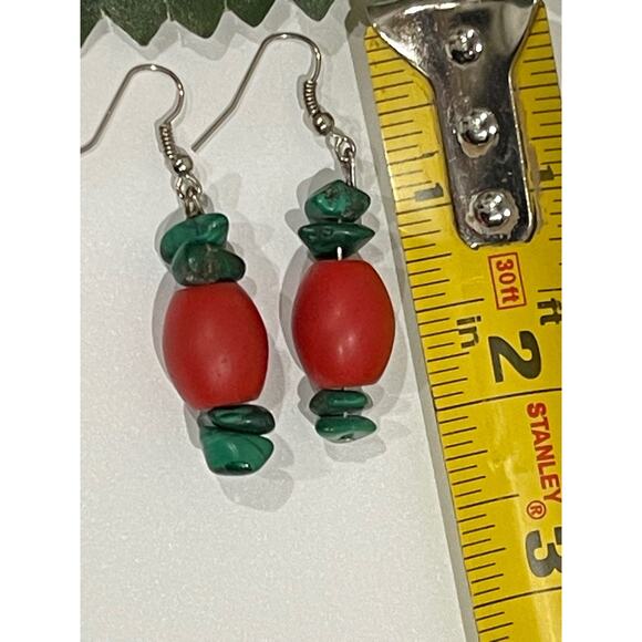 Beautiful Handmade Christmas Earrings - Picture 3 of 3